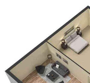 1 bed 1 bath